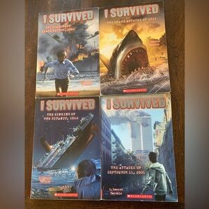 I Survived Paperback Books - Lot of 4